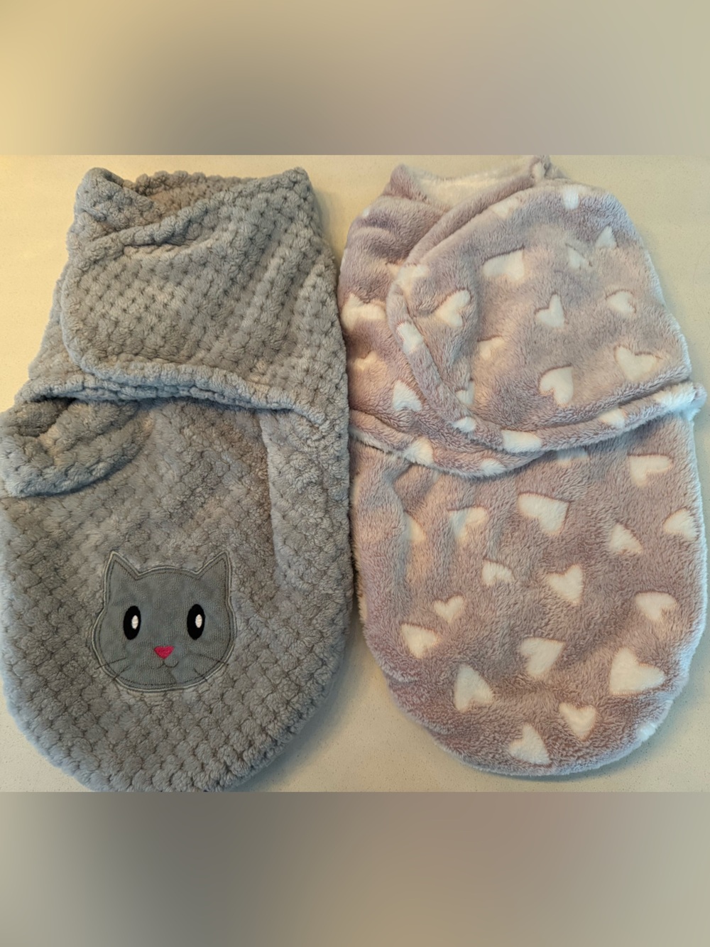 Couverture d'emmaillotage chaude bébé 0-3 mois / Warm baby swaddle blanket 0-3M